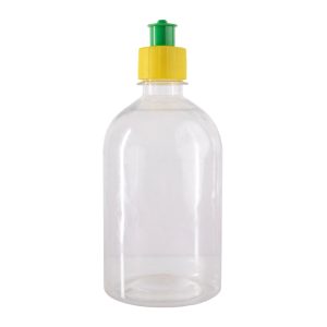 500 ml Bell Shape Dishwash Bottle with Pull-Push Cap